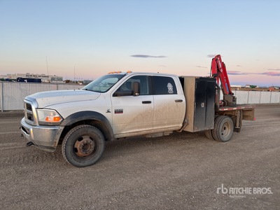 Maxilift n300 4290 lb Straight Boom on 2011 Dodge Ram 4500 4x2 Crew Cab Boom Truck