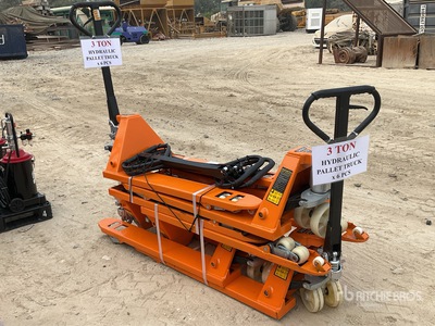 Quantity of (6) 2025 3000kg Hydraulic Pallet Jack (Unused)