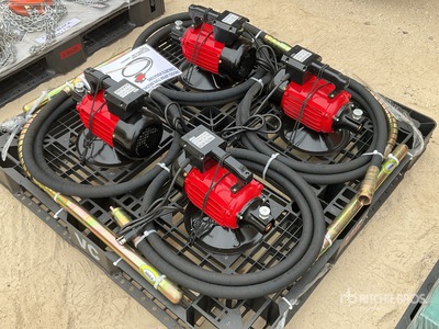 Quantity of (4) 2025 ZN-B Electric Betonrüttler (Unused)
