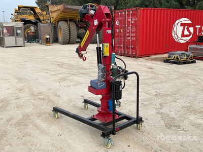 2025 HTC1000 Hydraulic Mini Crane - Fits trucks (Unused)