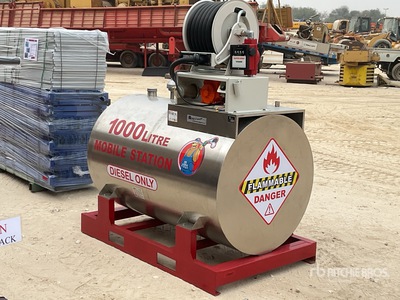 2025 Yuni D1000DC 1000 L Portable Steel Diesel Tank (Unused)