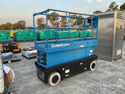 2007 Aichi SV08B Electric Elevador de Tijera / Elevador de tijera