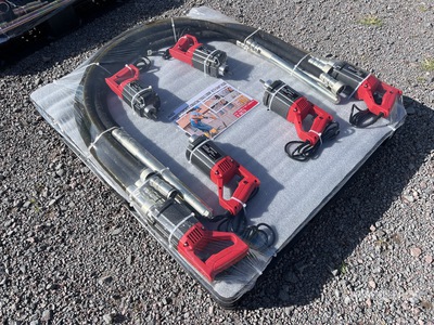 Quantity of (6) 2025 Lote de Vibradores de Concreto Portatiles (Sin Usar) / Handheld Concrete Vibrator (Unused)