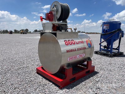 2025 Yuni D860DC 860 L Skid Mounted Steel Diesel Tanque para Combustible (Sin Usar) / Fuel Tank (Unused)