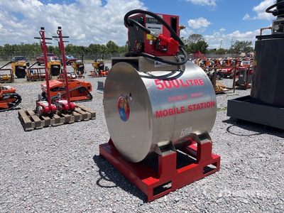 2025 Yuni D500DC 500 L Trailer Mounted Stainless Steel Tanque para Combustible (Sin Usar) / Fuel Tank