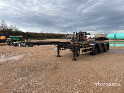 2010 Fruehauf T38NOTM2TEA Tri/A Porte Conteneur Rimorchio portacontainer