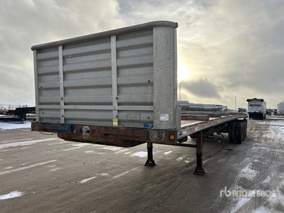 2001 Wabash 48 ft Tri/A Flatbed Trailer