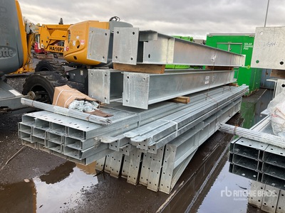 60' x 20' x 16' Fully Galvanised Steel Portal Frame Building (Unused)