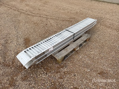 Quantity of (2) 2025 C.L.M 85.25 Aluminium Loading Ramps (Unused)