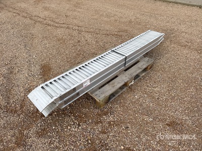 Quantity of (2) 2025 C.L.M 85.25 Aluminium Loading Ramps (Unused)