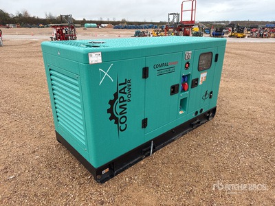 2025 Compal VGR50 62.5 kVA Skid-Mounted 50kW Generator Set (Unused)