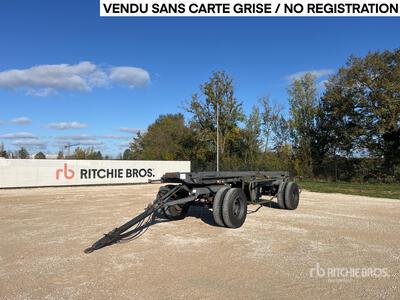 1991 LOHR RM-19-PLM SPD T/A Remorque Ampiroll Roll-Off Trailer