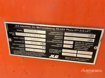 2014 JLG 800 AJ 4WD Diesel Plataforma Elevadora Articulada