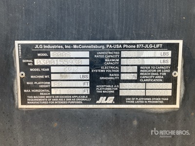 2012 JLG 800S رافعة بذراع