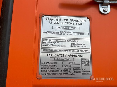 2025 40 Ft High Cube Multi-Door Kontener magazynowy (Unused)