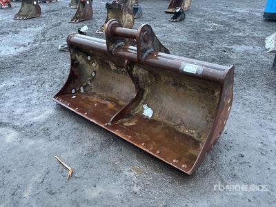 JCB 1800 mm V-Ditching 80mm pins Excavator Bucket