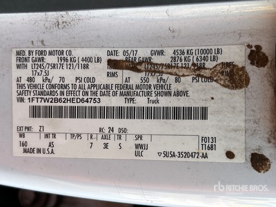 2017 Ford F-250 4x4 Crew Cab Pickup