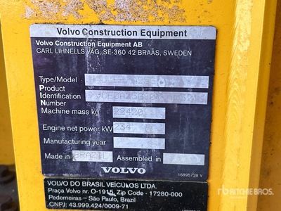 2019 Volvo A25G Camión Dumper Articulado