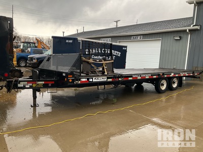 2011 Felling FT-14-2 26 ft T/A ロールバックトレーラー