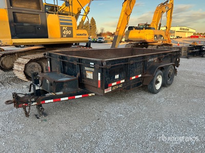 2013 Doolittle FD-304 14 ft T/A Dump Utility Trailer