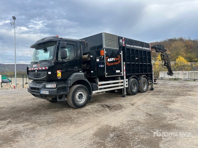 MTS on 2008 Renault Kerax 6x4 Camion Aspiratrice Camion pelleteuse sous vide