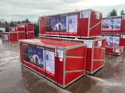 2025 HIlls Industrial 804024 40 ft x 80 ft x 24 ft Storage Building (Unused)