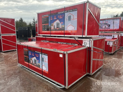 2025 HIlls Industrial 804024 40 ft x 80 ft x 24 ft Storage Building (Unused)