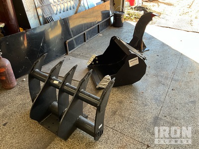 Quantity of (3) Excavator Attachments (Unused)