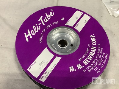 (29) Rolls of M.M. Newman Heli-Tube Spirally-Cut Cable Wrap