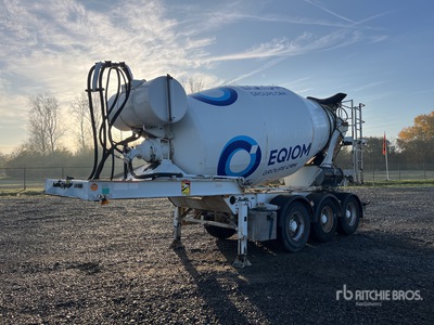 2008 Mol Tri/A Concrete Mixer Trailer