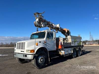 1998 Terex Commander 5048 on 1999 International 4900 6x4 Digger Derrick Truck