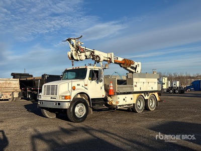 1998 Terex Commander 5048 on 1999 International 4900 6x4 Digger Derrick Truck