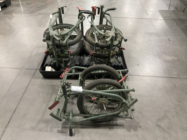 (3) Wheeled Litter Carriers