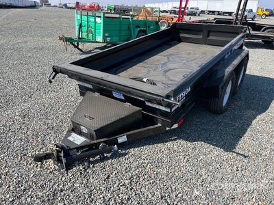 2026 Industrias America FT510 10 ft T/A Dump Utility Trailer (Unused)