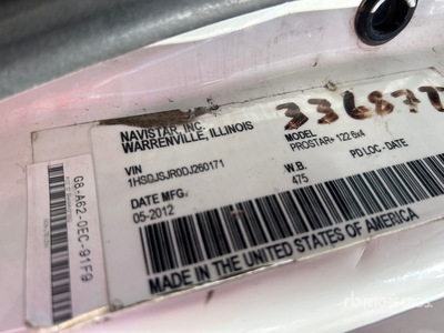 2013 International ProStar+ 122 T/A Day Cab Truck Tractor