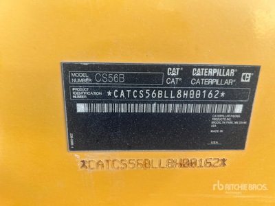 2012 Cat CS56B Smooth Drum Compactor