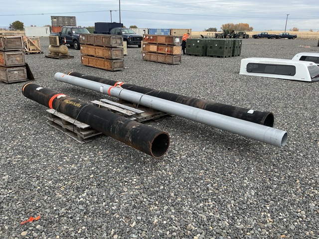 (3) Assorted Metal Pipes (3) Assorted Metal Pipes