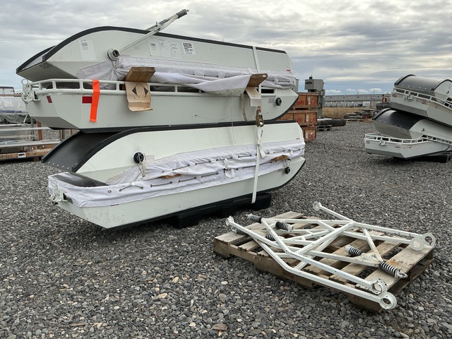 (4) Snowmobile Cargo Sleds (4) Snowmobile Cargo Sleds