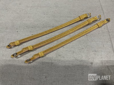 (6,480) Eiseman Ludmar 3/8" Gold Chin Straps