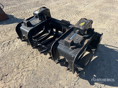 2021 Cat 72 in Skeleton スキッドステア用グラップルバケット