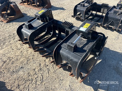 2021 Cat 72 in Skeleton スキッドステア用グラップルバケット