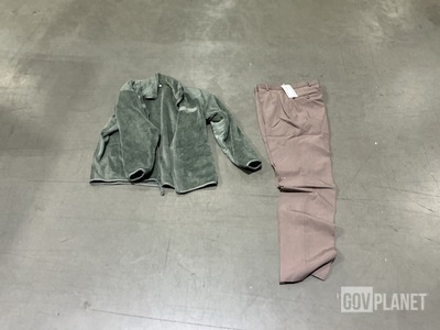 (2) Cold Weather Jackets, (36) Pairs of Men's Trousers & Assorted Items