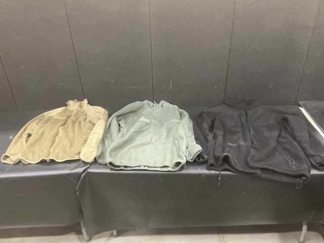 (29) Cold Weather Jackets, (2) Cold Weather Liners & (1) Cold Weather Shirt