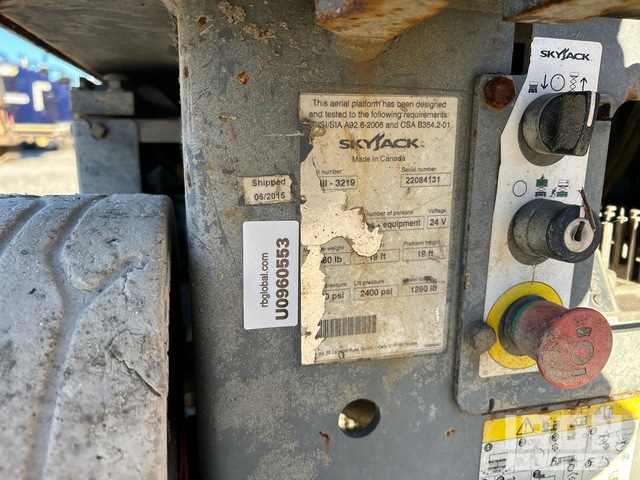 ELEVADOR TIJERA 2015 SKYJACK SJIII3219