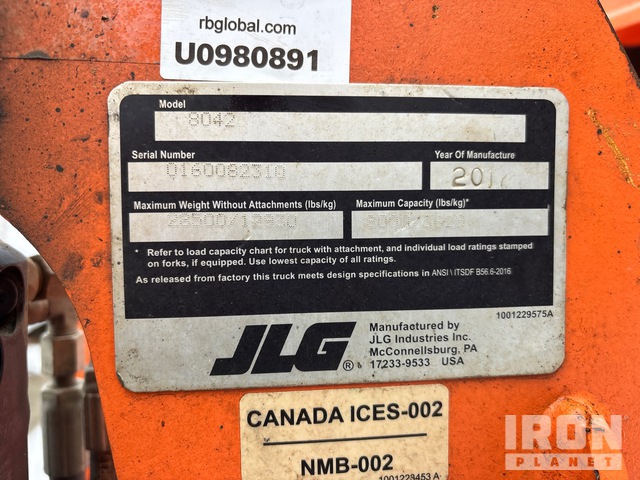 MANIPULADOR 2017 JLG