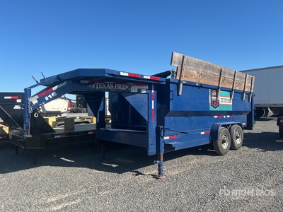 2023 Texas Pride 16 ft T/A Dump Utility Trailer