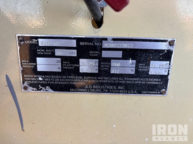 ELEVADOR TIJERA 2014 JLG 3246ES