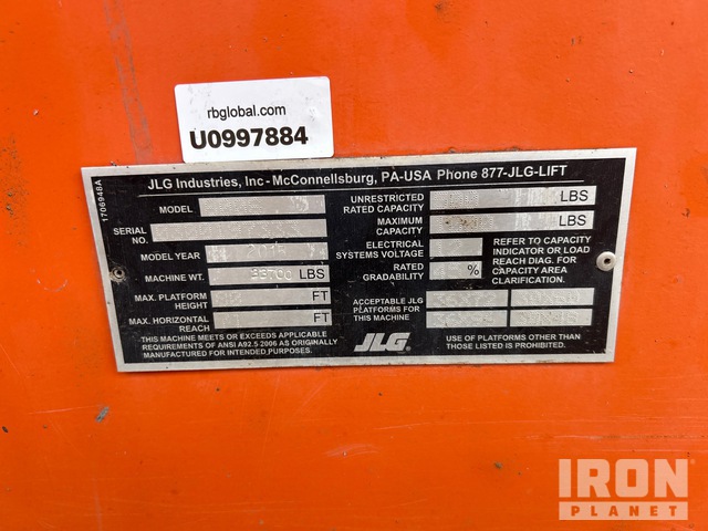 ELEVADOR TELESCóPICO 2014 JLG 4WD 800S