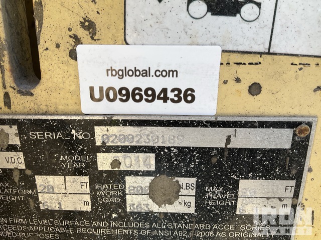 ELEVADOR TIJERA 2014 JLG 2030ES