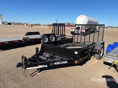 2024 Felling FT-6-CL 10 ft S/A Equipment Trailer (Unused)